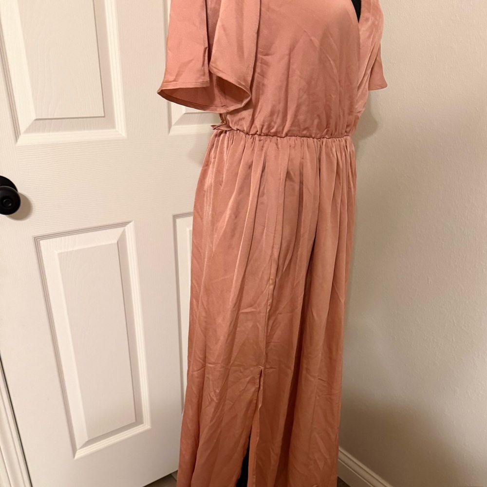 Baltic Born Rosewood Satin Maxi Dress - Picture 4 of 6